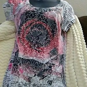 Breathable bling shirt